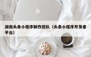 淮安湖南头条小程序制作团队（头条小程序开发者平台）